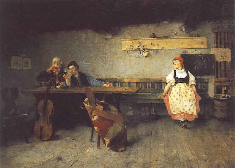 In the Tavern, Simon Hollosy